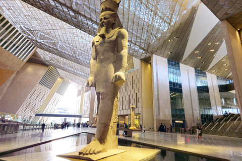 Grand Egyptian Museum & Khan El Khalili Bazaar Guided Tour Shared Tour with Entry Ticket