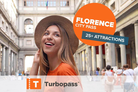 Florence: 25+ Attractions City Card with Uffizi &amp; Accademia2-Day Card