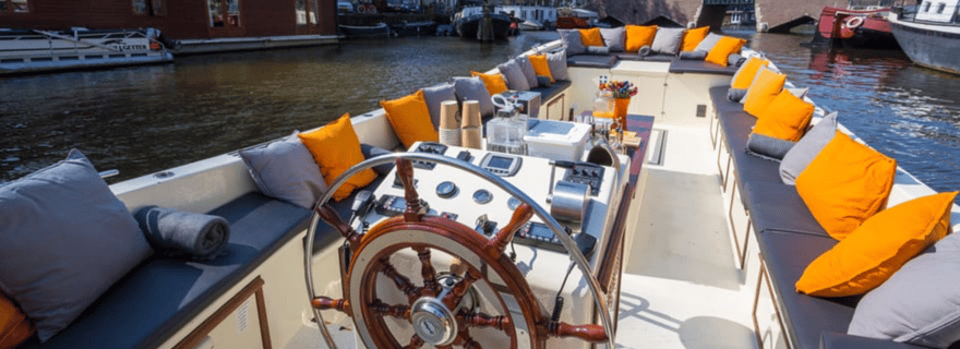 Amsterdam : Croisière sur le canal allemand avec option boissons illimitées