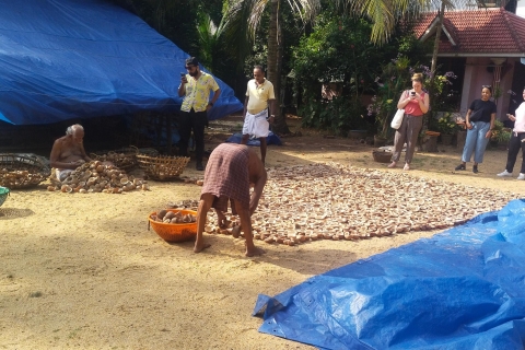 Rejs po rozlewiskach, tkanie tkanin, przędzenie włókna kokosowego, lunch w KeraliRejs po Backwater, tkanie tkanin, przędzenie włókna kokosowego grupa do 8 osób.