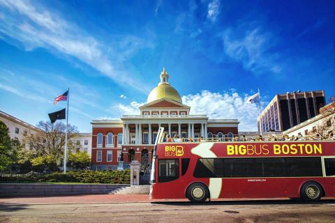 Boston: Big Bus Open-Top Sightseeing Tour with Live Guide