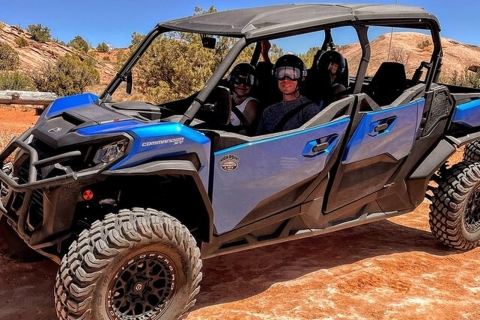 Moab: U-Drive UTV Guided Hell's Revenge Adventure 6 Seat Can-Am Defender 1000