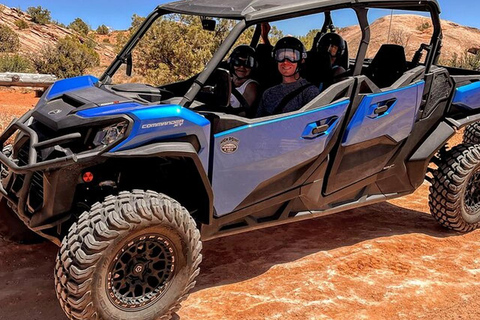 Moab: U-Drive UTV Guided Hell&#039;s Revenge Adventure4 Seat Can-Am Commander 1000