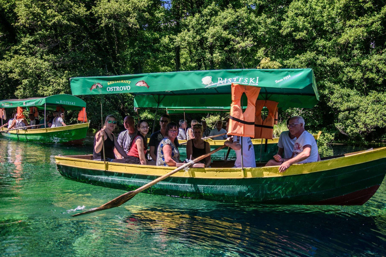 Desde Ohrid/Struga: Excursión en barco al Monasterio de San NaumEn monovolumen (grupos pequeños)