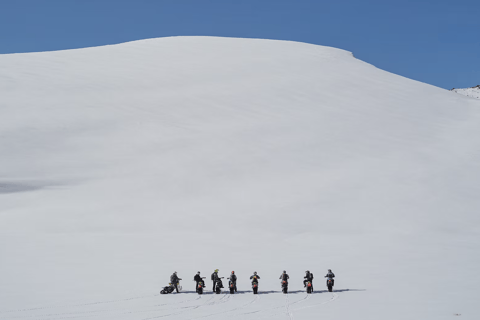 Queenstown: Guided Snowbike Adventure with Transfer Afternoon Tour
