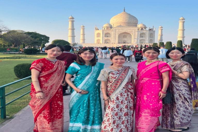 De Deli: Visita ao Taj Mahal e ao Forte de Agra de carro com guia de turismoCarro + Guia + Tickets de entrada