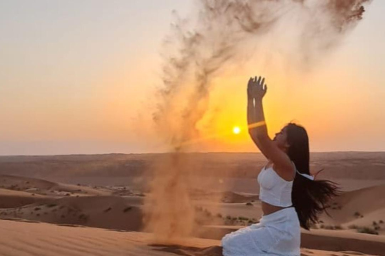 From Muscat: Shared Wadi Bani Khalid & Desert Sunset
