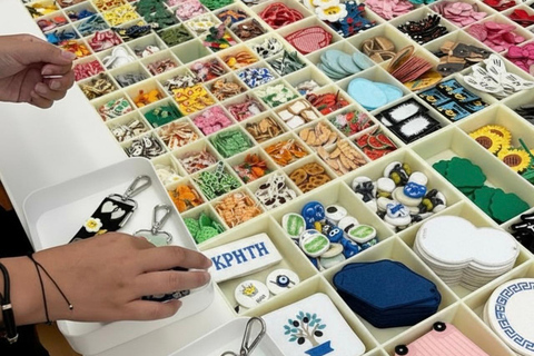 Thessaloniki: Make Your Own Handmade Souvenir & Drink Wine