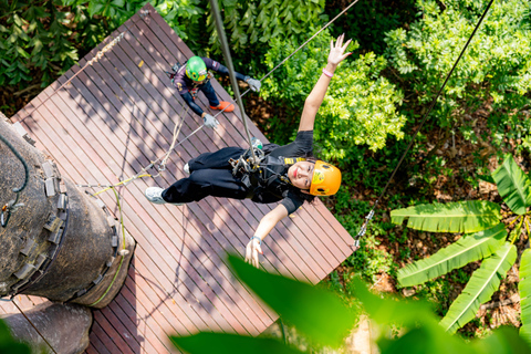 Phuket: Flying Hanuman Zipline Adventure SD4: Epic Adventure with Elephant Jungle