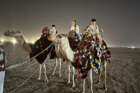 Riyadh:Red Sand Dunes camel ride&Quad&Sandboarding Adventure Private Tour with pick up and drop off from your location