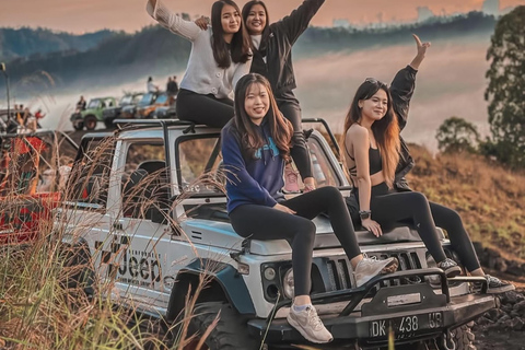 Mount Batur Jeep Sunrise With Ubud Tour Options Hot spring ticket (meet at meeting point)