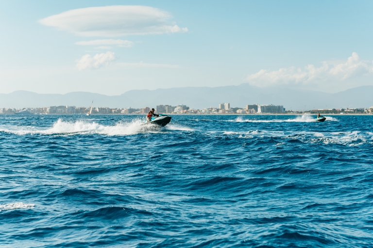 Majorka: Wycieczka na nartach wodnych na plażę PalmaSkuter wodny dla 2 osób, 25 minut