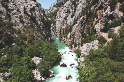 Alanya: Green Canyon Boat Tour with Lunch & Hotel Transfer