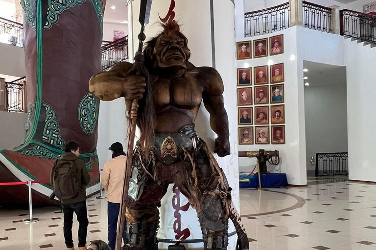 1 journée de visite de la statue de Chinggis khan, du parc national de Terelj