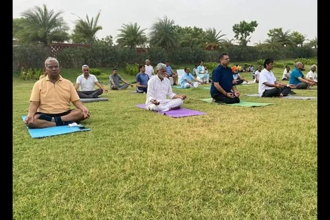 Yoga with Heritage walking