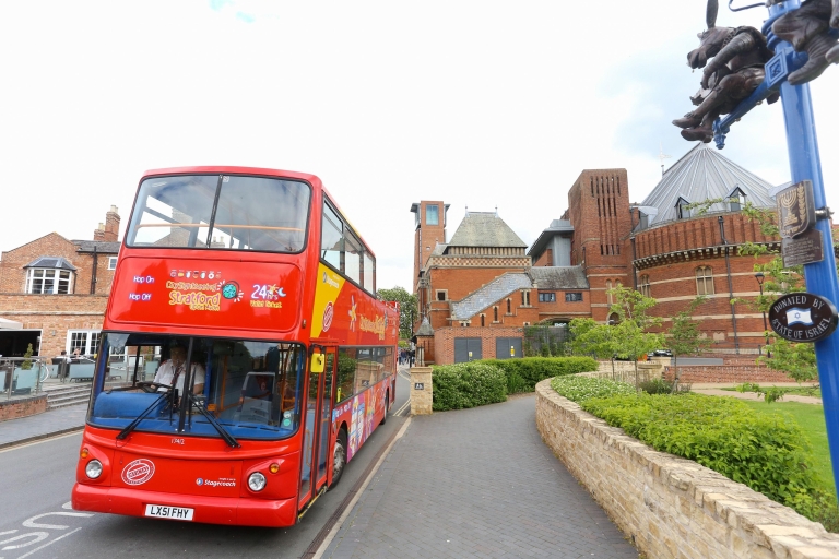 Visite de la ville de Stratford-upon-Avon Excursion en bus à arrêts multiplesBillet familial 48 heures pour la visite à arrêts multiples de Stratford