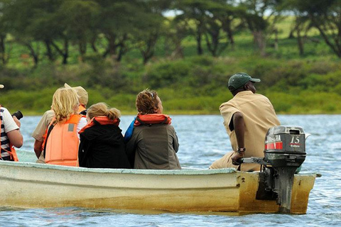 Visite à pied de l&#039;île de Crescent et promenade en bateau à Naivasha