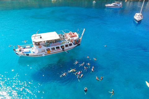 Lindos Day Cruise with Swim Stops from Faliraki & Kalithea