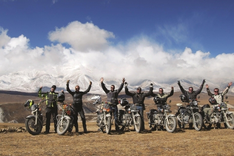 Bovenste Mustang Fietstocht/ Off-roadrit naar het land van Nepal