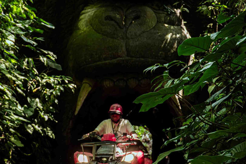 Ubud: Bali ATV Ride Waterfall Temple Cave and Luxury Spa ATV ride single with Luxury Spa in Ubud