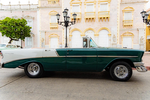 Take a ride in a vintage car and snap some photos in Cartagena de Indias Vintage car ride with a photo shoot