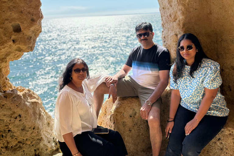 Från Lissabon: Dagsutflykt till Algarve med Benagil Cave Cruise