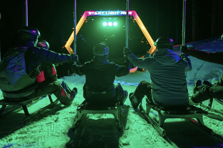 From Zurich: Alpine Mario Kart Light Ride — Snow & Stars