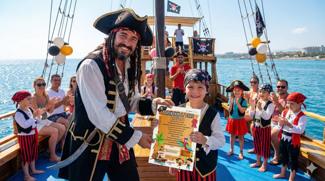 Side: Pirate Ship Cruise with Pirate Certificate