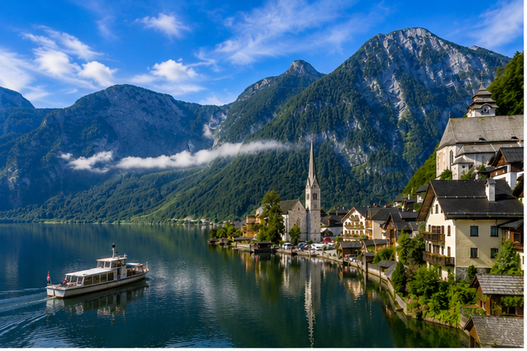 From Vienna: Hallstatt Day Trip with Chinese/English guide