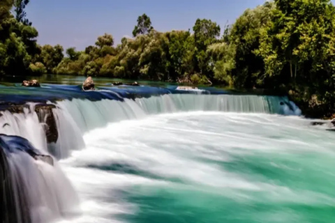 Från Alanya: Båt till Manavgat med lunch och besök vid vattenfall