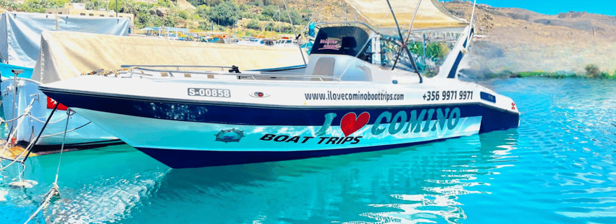 Depuis Malte/Gozo : Comino et Crystal Lagoon - Excursion en bateau privé