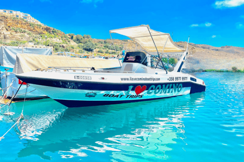 De Malta/Gozo: Passeio de barco particular em Comino e Crystal Lagoon