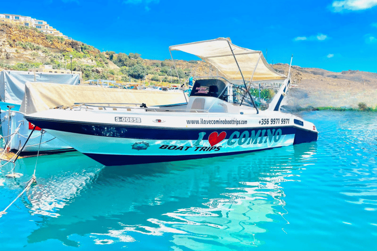 De Malta/Gozo: Passeio de barco particular em Comino e Crystal Lagoon