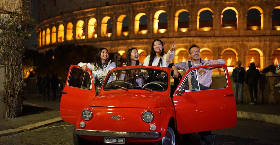 Rome: Nacht Magic Vintage Car Tour | GetYourGuide