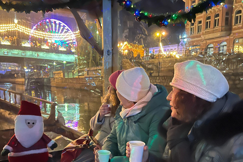 Bydgoszcz: Kryssning med julbelysning på floden Brda