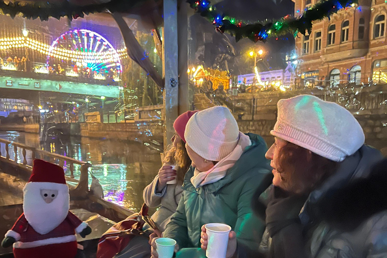 Bydgoszcz: Kryssning med julbelysning på floden Brda