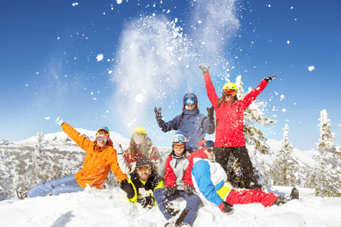 Busan: Eden Valley Ski Resort Tagestour mit AusrüstungsverleihSchlitten Tour (3Jahre▲)