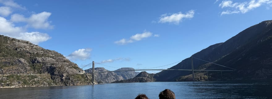 Au départ de Stavanger : safari dans le Lysefjorden et au rocher de la Chaire en bateau semi-rigide