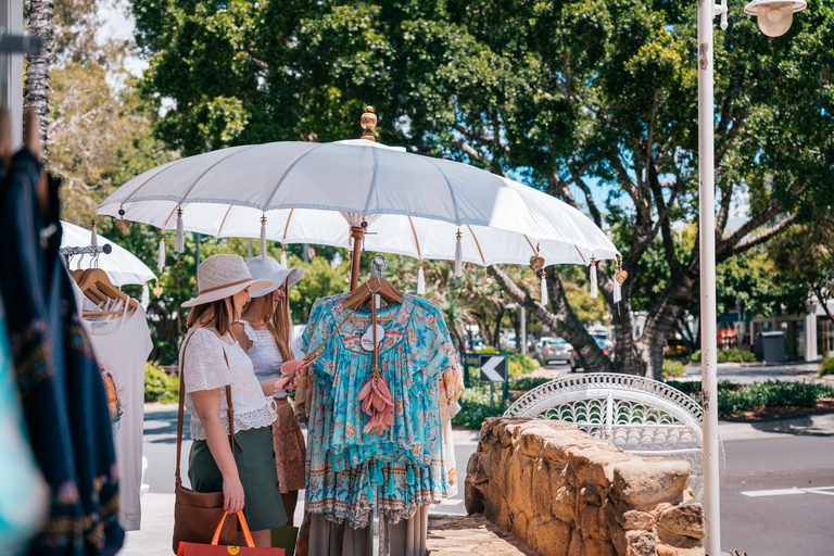 Visite privée VIP de Noosa Heads et des marchés d&#039;Eumundi au départ de BrisbaneCircuit + prise en charge à l&#039;aéroport ou au terminal de croisière de Brisbane