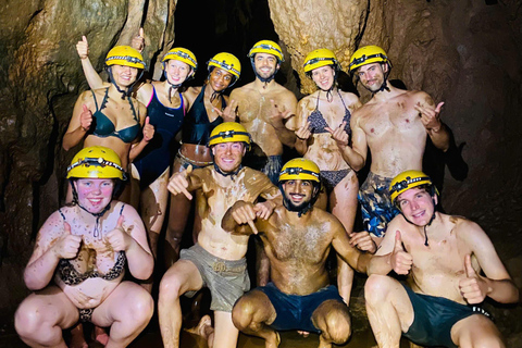 Phong Nha: Zipline Dark Cave & Paradise Cave Exploration Option 4: Full Adventure Experience - Drop-off in Hue