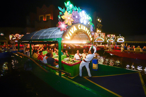 Entrée du parc nocturne de Xoximilco