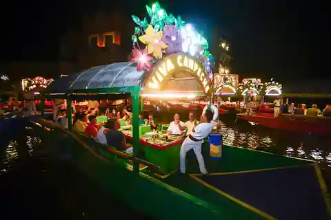 Entrance to Xoximilco Night Park