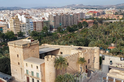 Elche: walking tour through the historic center and botanical garden Huerto de Cura