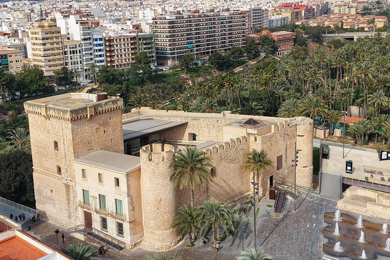 Elche: walking tour through the historic center and botanical garden Huerto de Cura