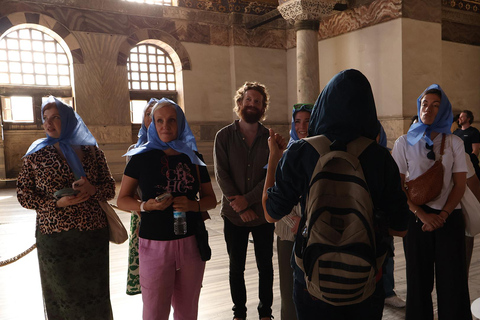 伊斯坦布尔：蓝色清真寺、圣索菲亚大教堂与地下水宫之旅不参观圣殿的游览