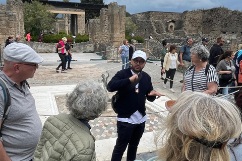 Visite en petit groupe de Pompéi avec un guide archéologuePompéi : visite en petit groupe avec guide archéologue et billet d&#039;entrée