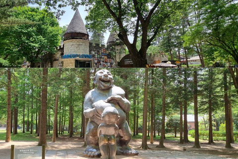 Seoul: Nami Island, Garden of Morning Calm, & Railbike Tour