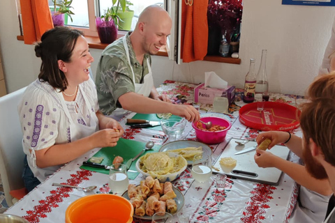 Sarmale Cooking Class in Brasov with unlimited drinks