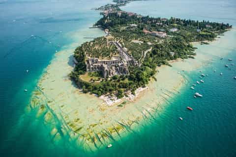Sirmione : Visite guidée en bateau de la péninsule de Sirmione