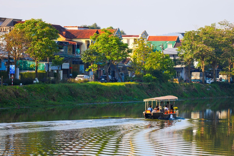 Hue: Perfume River & Hidden Canals Electric Boat Cruise Evening Perfume River Cruise
